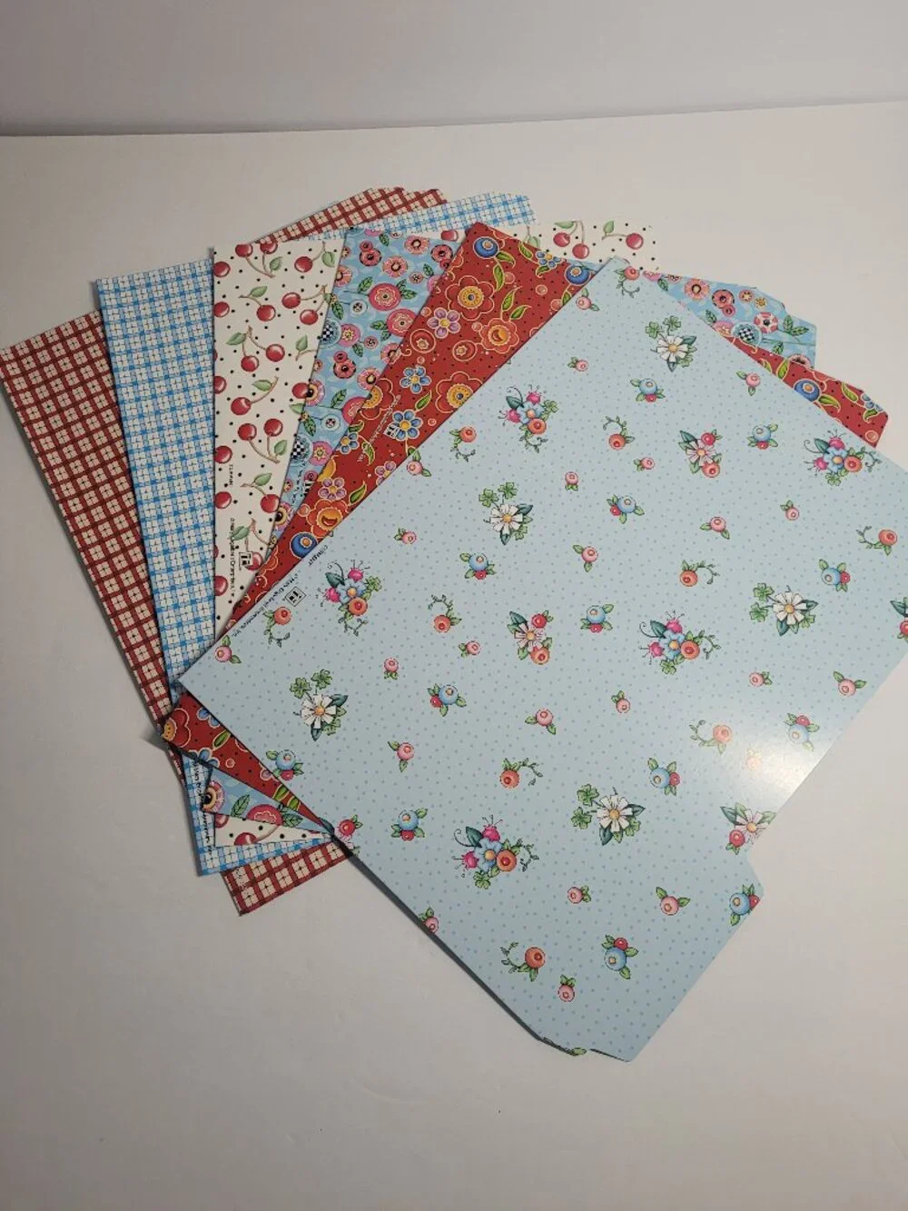 Mary Engelbreit File Folders 6 Pk Decorative Colorful Office Organizer Set New